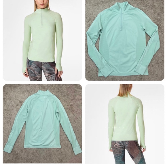 Sweaty Betty Athlete Seamless Half Zip Long Sleeve Athletic Top - Picture 14 of 16